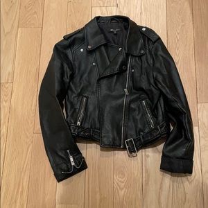 Pleather black jacket